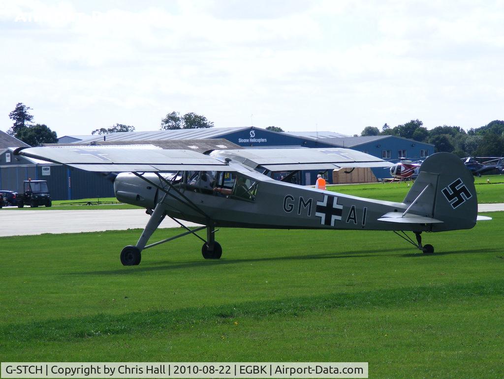 G-STCH, 1942 Fieseler Fi-156A-1 Storch C/N 2088, at the Sywell Airshow