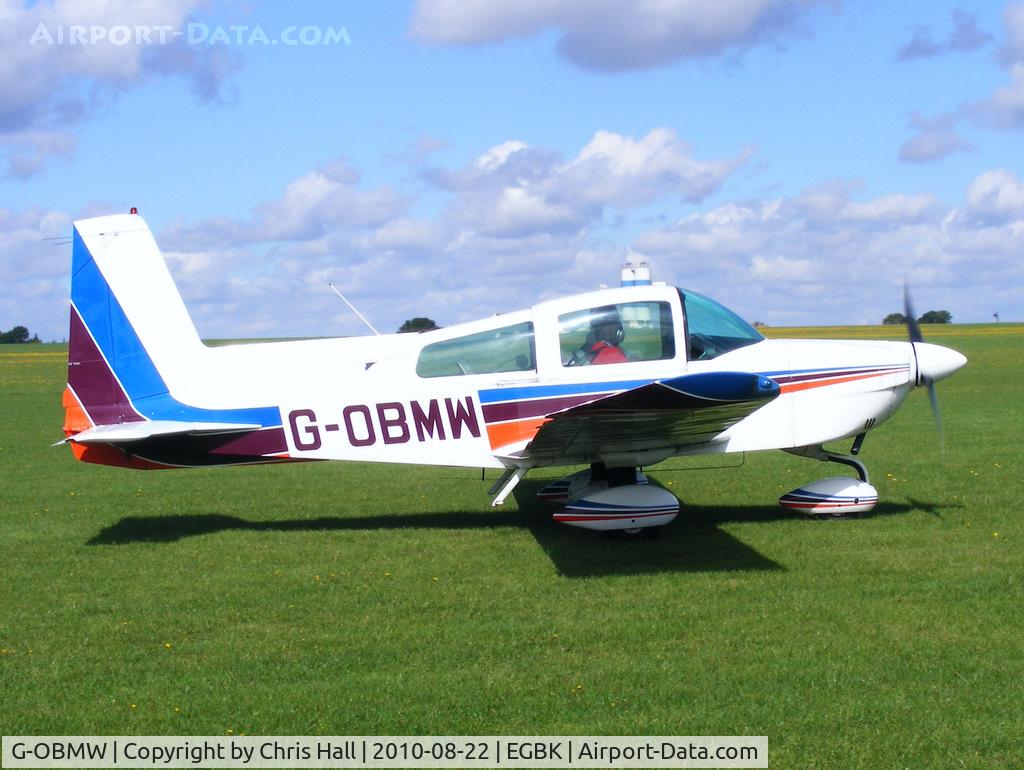 G-OBMW, 1975 Grumman American AA-5 Traveler C/N AA5-0805, at the Sywell Airshow