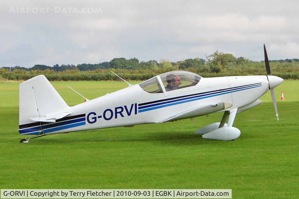 G-ORVI, 1996 Vans RV-6 C/N 20036, 1996 Porter Lewis B Jr RV6, c/n: 20036 at 2010 LAA National Rally