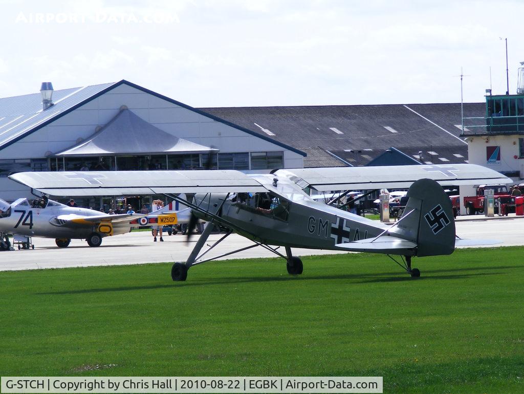 G-STCH, 1942 Fieseler Fi-156A-1 Storch C/N 2088, at the Sywell Airshow