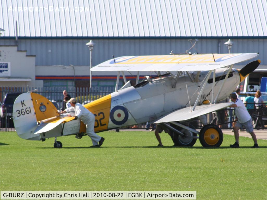 G-BURZ, 1934 Hawker Nimrod II C/N 41H-59890, at the Sywell Airshow