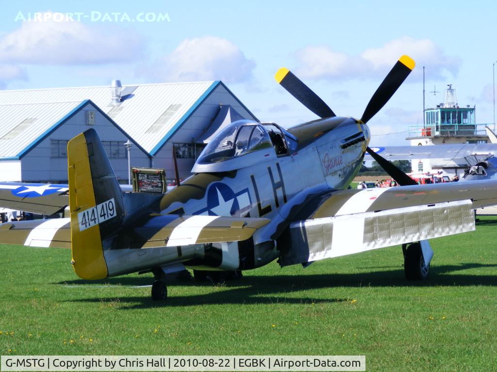 G-MSTG, 1945 North American P-51D Mustang C/N 124-48271, at the Sywell Airshow