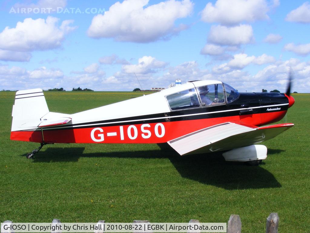 G-IOSO, 1961 CEA Jodel DR.1050 Ambassadeur C/N 46, at the Sywell Airshow