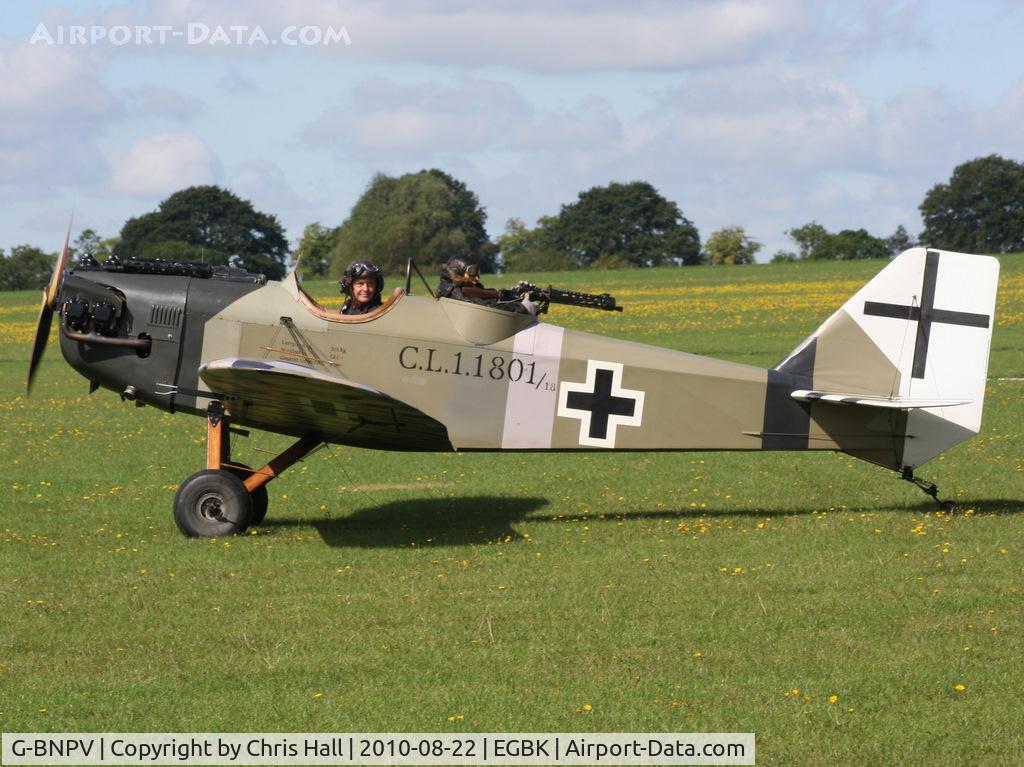G-BNPV, 1988 Bowers Fly Baby 1A C/N PFA 016-11120, at the Sywell Airshow