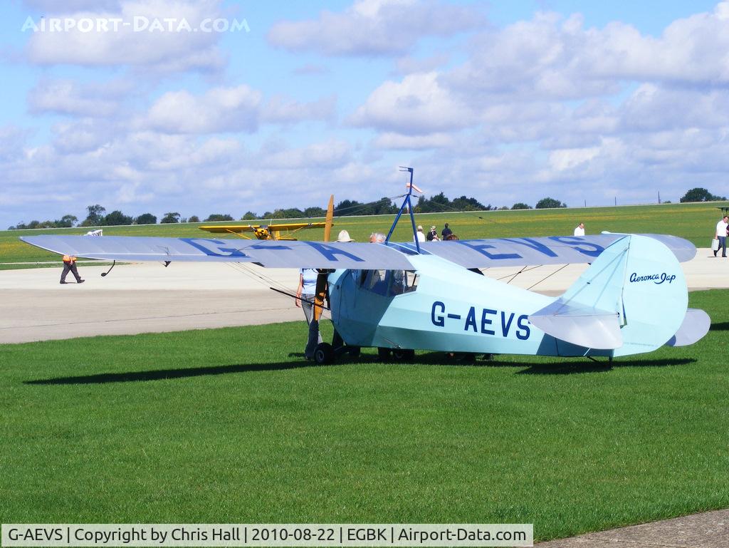 G-AEVS, 1937 Aeronca 100 C/N AB114, at the Sywell Airshow