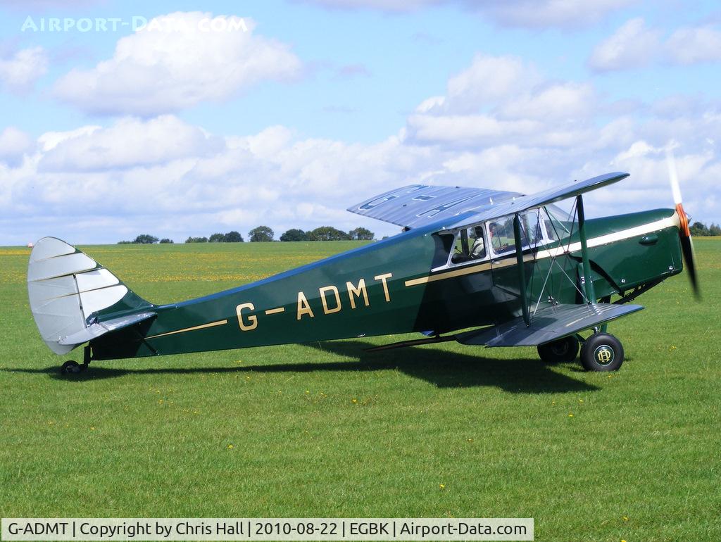 G-ADMT, 1936 De Havilland DH.87B Hornet Moth C/N 8093, at the Sywell Airshow