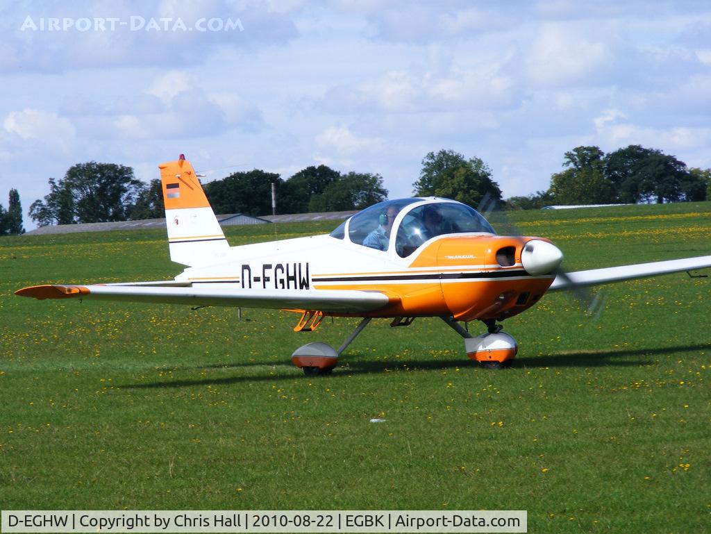 D-EGHW, 1984 Bolkow Bo-209 Monsun 150FV C/N 170, at the Sywell Airshow
