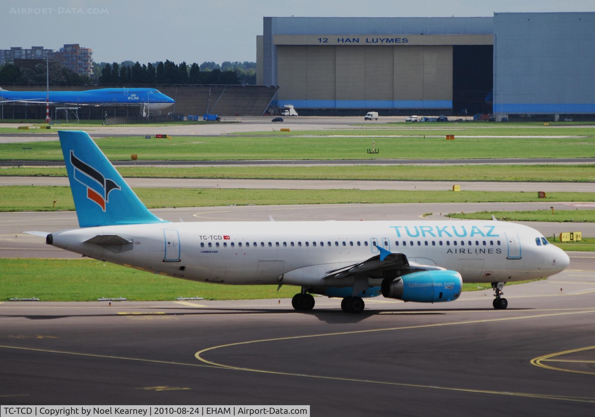 TC-TCD, 2007 Airbus A320-232 C/N 3308, TURKUAZ AIRLINES
