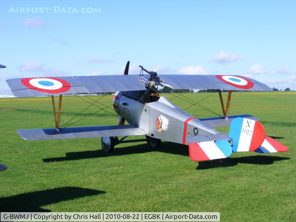 G-BWMJ, 1981 Nieuport 17 Scout Replica C/N PFA 121-12351, at the Sywell Airshow