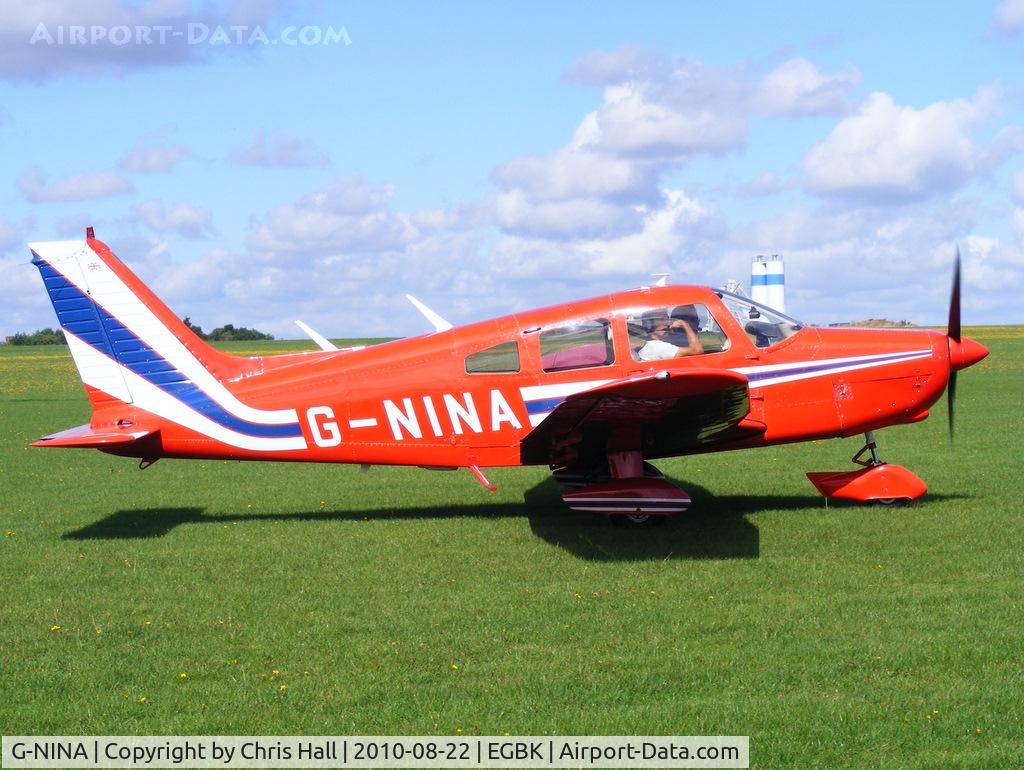 G-NINA, 1977 Piper PA-28-161 Cherokee Warrior II C/N 28-7716162, at the Sywell Airshow