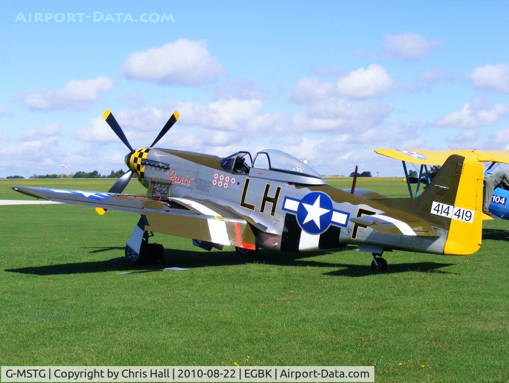 G-MSTG, 1945 North American P-51D Mustang C/N 124-48271, at the Sywell Airshow