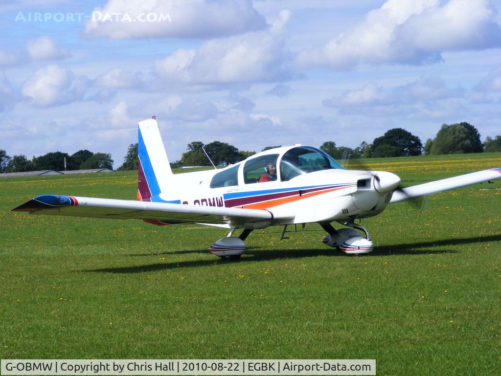 G-OBMW, 1975 Grumman American AA-5 Traveler C/N AA5-0805, at the Sywell Airshow