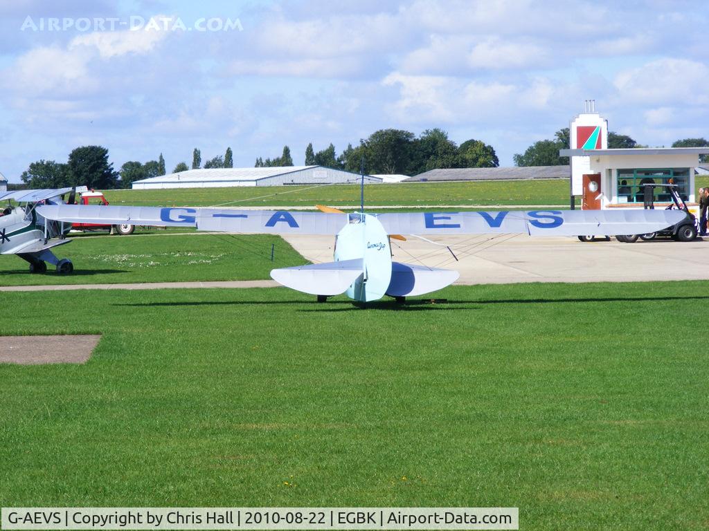 G-AEVS, 1937 Aeronca 100 C/N AB114, at the Sywell Airshow