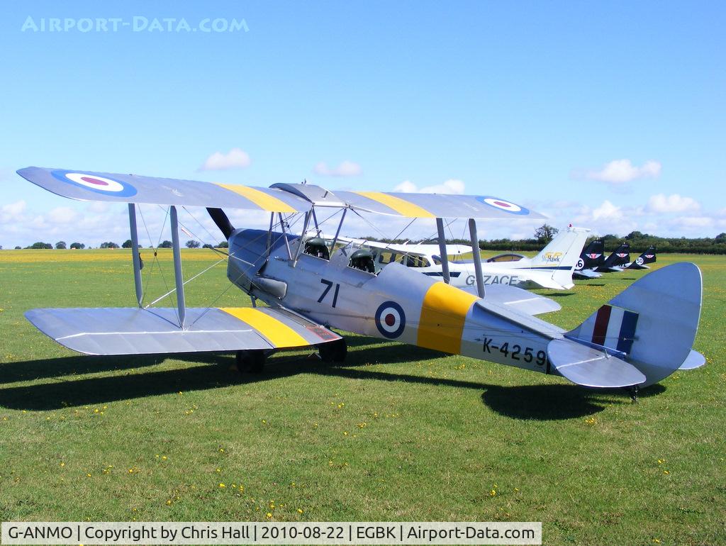 G-ANMO, 1935 De Havilland DH-82A Tiger Moth II C/N 3255, at the Sywell Airshow