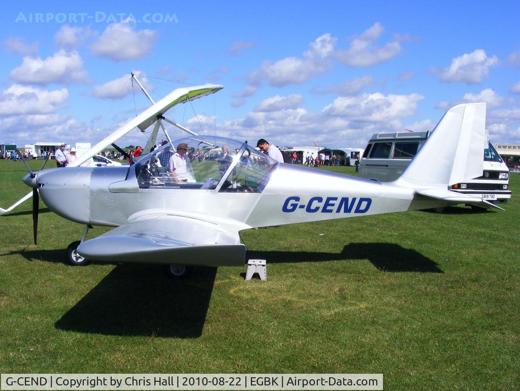 G-CEND, 2007 Cosmik EV-97 TeamEurostar UK C/N 2916, at the Sywell Airshow