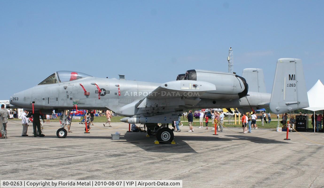 80-0263, 1980 Fairchild Republic A-10C Thunderbolt II C/N A10-0613, A-10