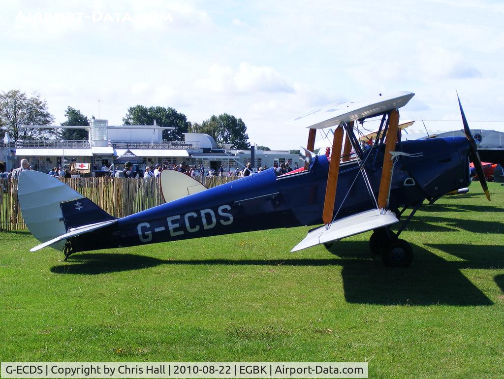 G-ECDS, 1943 De Havilland DH-82A Tiger Moth II C/N 86347, at the Sywell Airshow