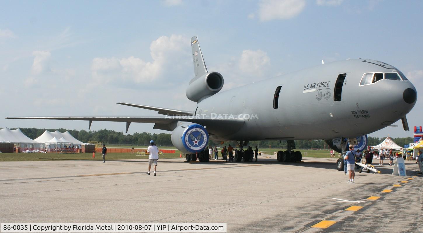 86-0035, 1986 McDonnell Douglas KC-10A Extender C/N 48248, KC-10