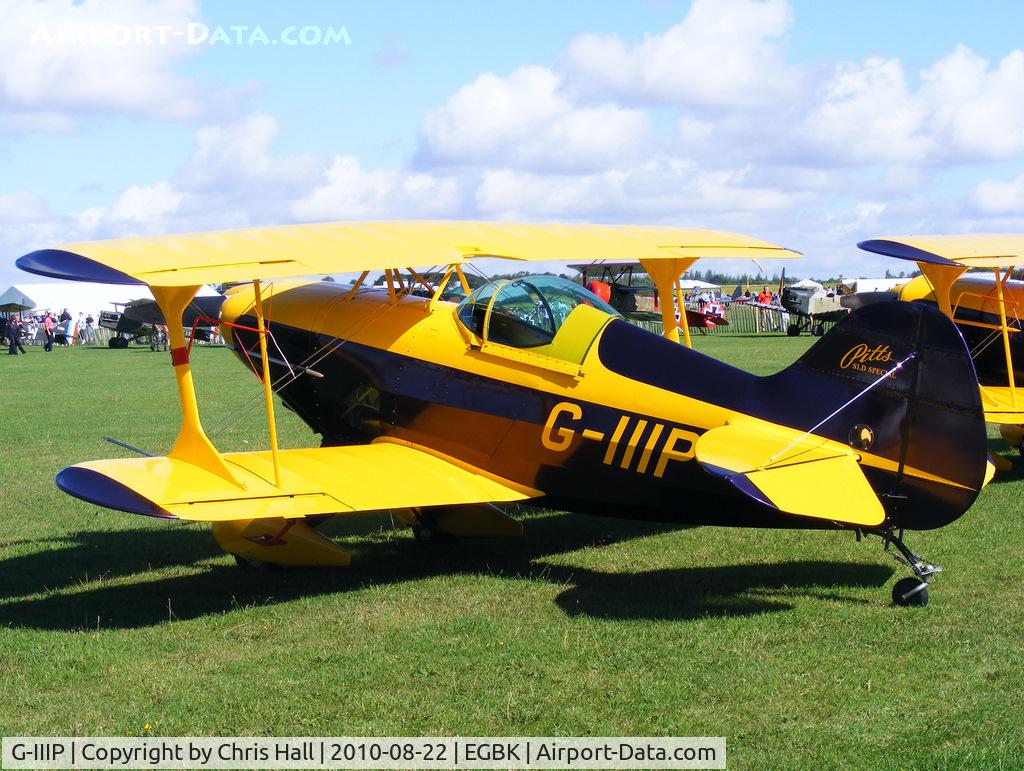 G-IIIP, 1984 Pitts S-1D Special C/N PFA 009-10195, at the Sywell Airshow