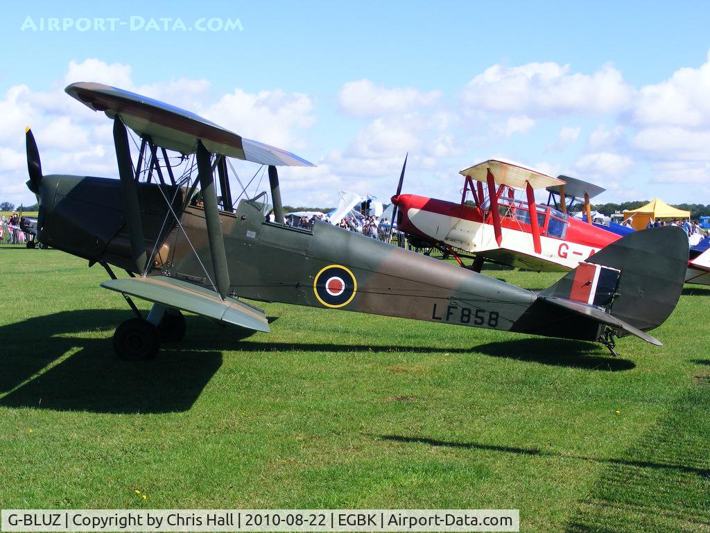 G-BLUZ, 1944 De Havilland DH.82B Queen Bee C/N 1435, at the Sywell Airshow