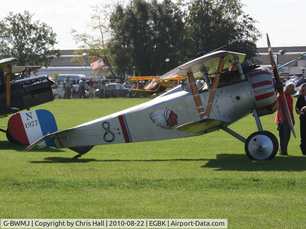 G-BWMJ, 1981 Nieuport 17 Scout Replica C/N PFA 121-12351, at the Sywell Airshow