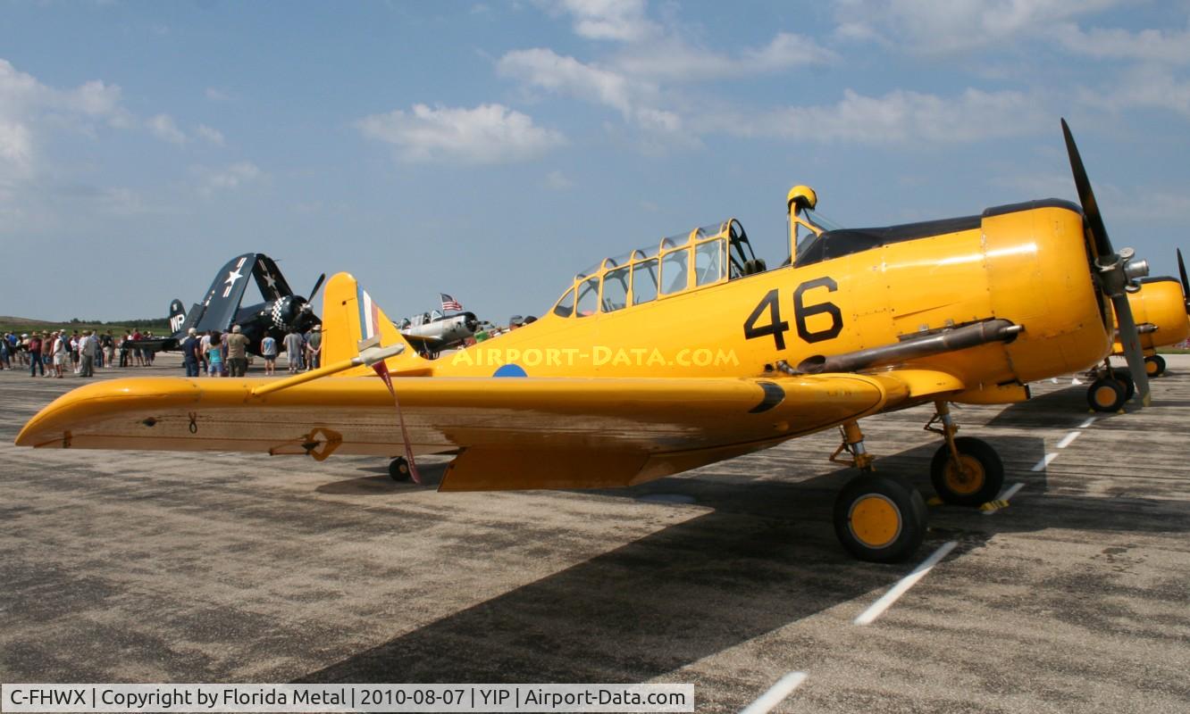 C-FHWX, 1941 Noorduyn AT-16 Harvard II C/N 76-3553, Harvard 2