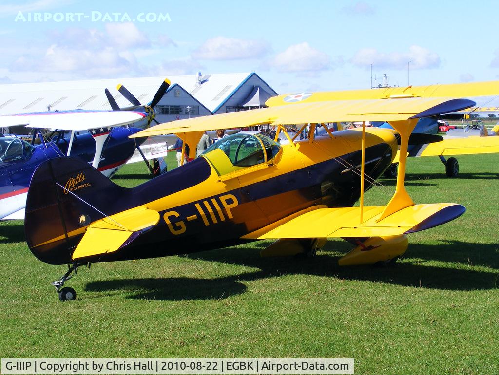G-IIIP, 1984 Pitts S-1D Special C/N PFA 009-10195, at the Sywell Airshow