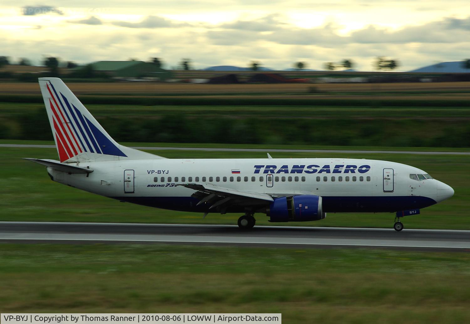 VP-BYJ, 1998 Boeing 737-524 C/N 28923, Transaero Boeing 737