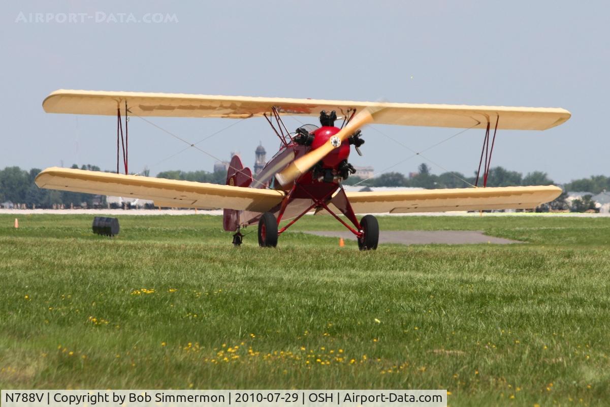 N788V, Fleet Model 7 C/N 369, Departing Airventure 2010 - Oshkosh, Wisconsin