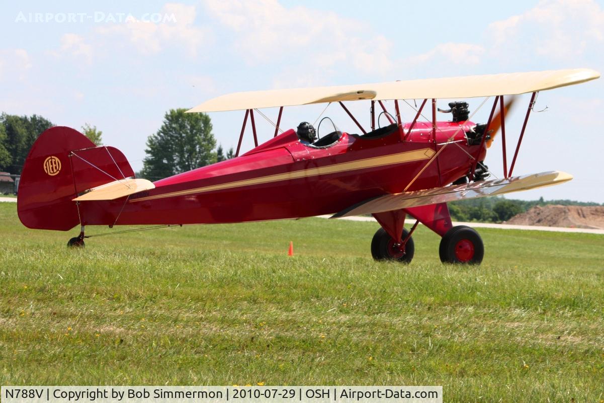 N788V, Fleet Model 7 C/N 369, Departing Airventure 2010 - Oshkosh, Wisconsin