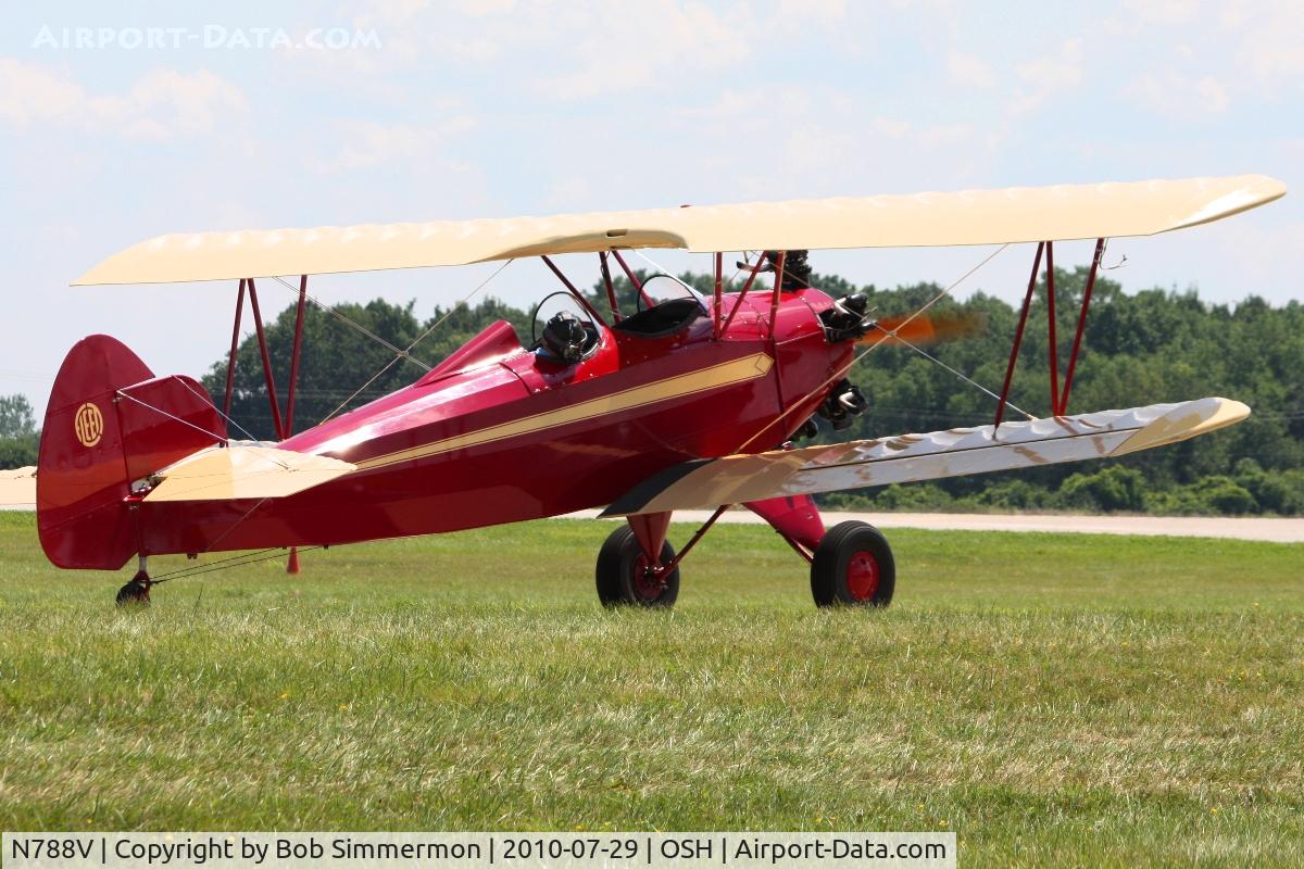 N788V, Fleet Model 7 C/N 369, Departing Airventure 2010 - Oshkosh, Wisconsin