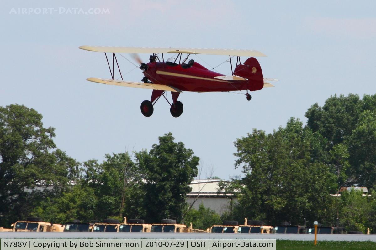 N788V, Fleet Model 7 C/N 369, Departing Airventure 2010 - Oshkosh, Wisconsin