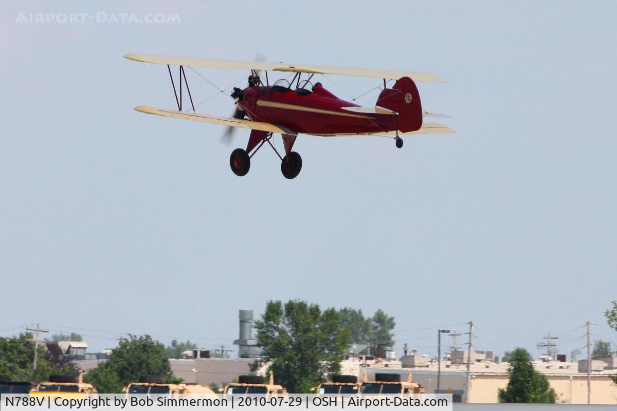 N788V, Fleet Model 7 C/N 369, Departing Airventure 2010 - Oshkosh, Wisconsin