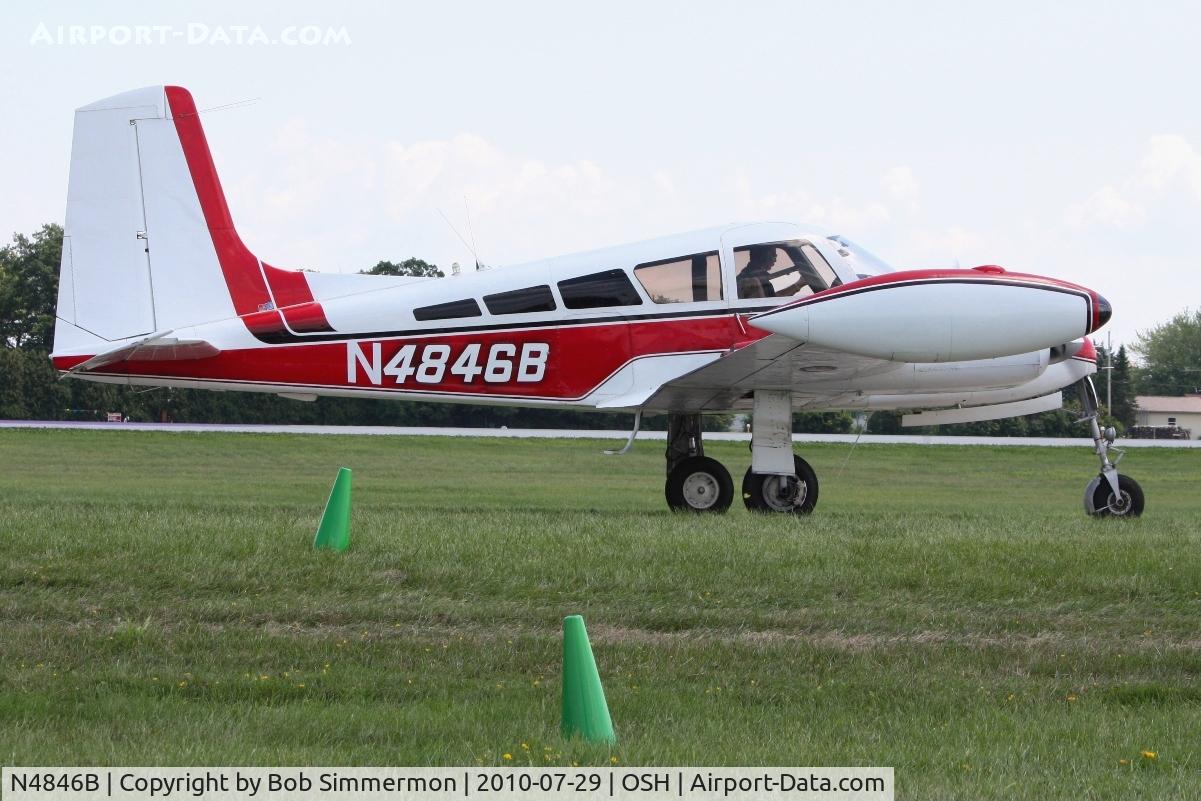 N4846B, 1955 Cessna 310 C/N 35146, Departing Airventure 2010 - Oshkosh, Wisconsin