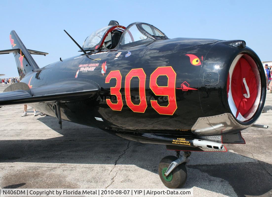 N406DM, 1957 Mikoyan-Gurevich MiG-17T C/N 0613, Mig-17