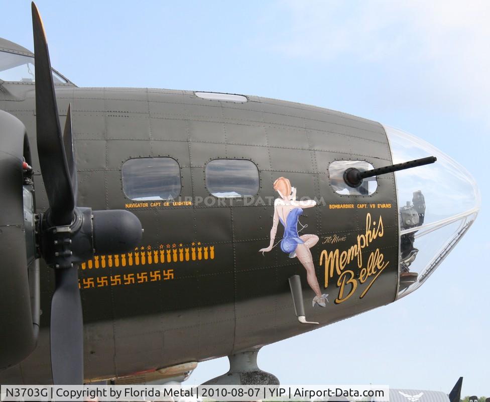 N3703G, 1945 Boeing B-17G Flying Fortress C/N 44-83546-A, Memphis Belle