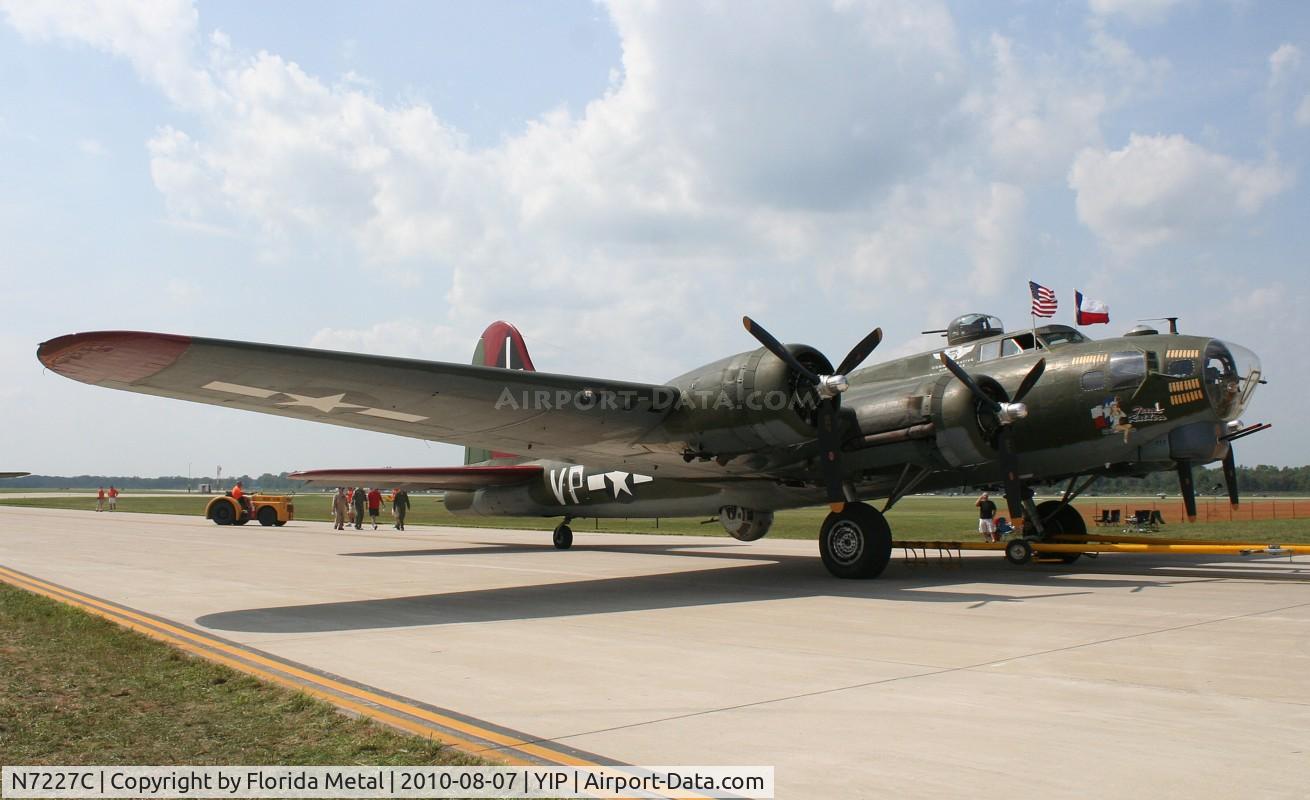 N7227C, 1944 Boeing B-17G Fortress C/N 32513, Texas Raiders