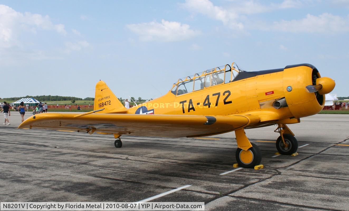 N8201V, North American T-6G Texan C/N 168-472, T-6G