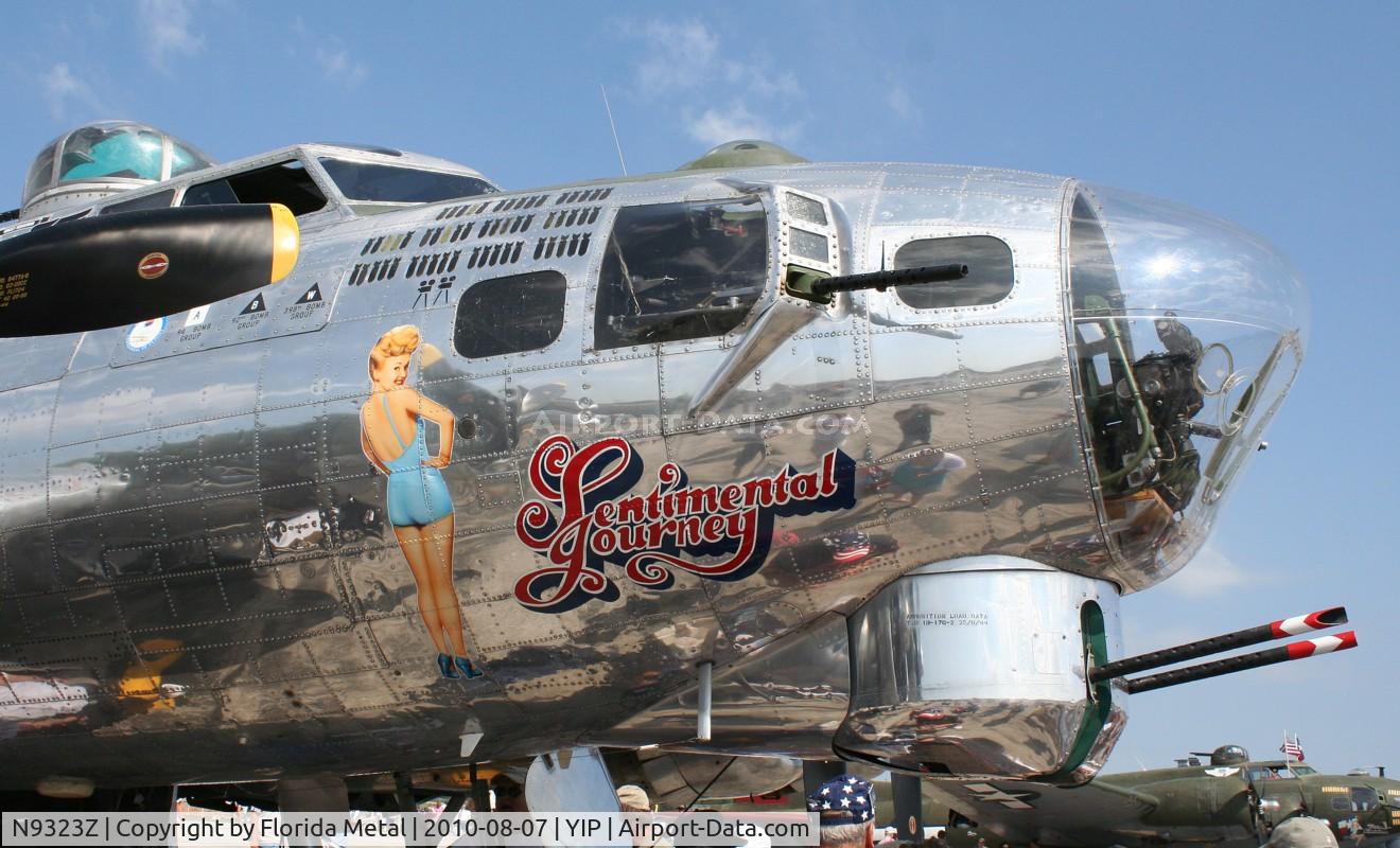 N9323Z, 1944 Boeing B-17G-85-DL Flying Fortress C/N 32155, Sentimental Journey