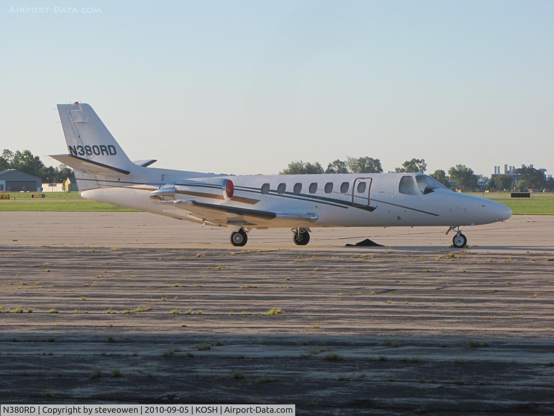 N380RD, 1989 Cessna 560 Citation V C/N 560-0026, Basler Ramp @ KOSH