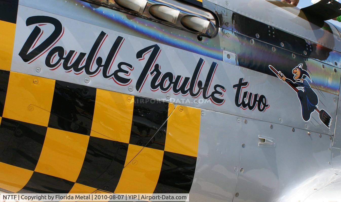 N7TF, 1944 North American P-51D Mustang C/N 44-73856, Double Trouble Too