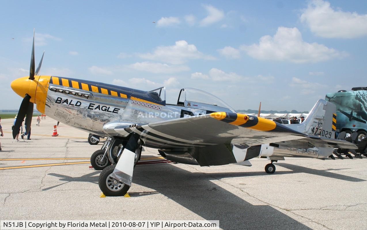 N51JB, 1944 North American P-51D Mustang C/N 122-39488, Bald Eagle