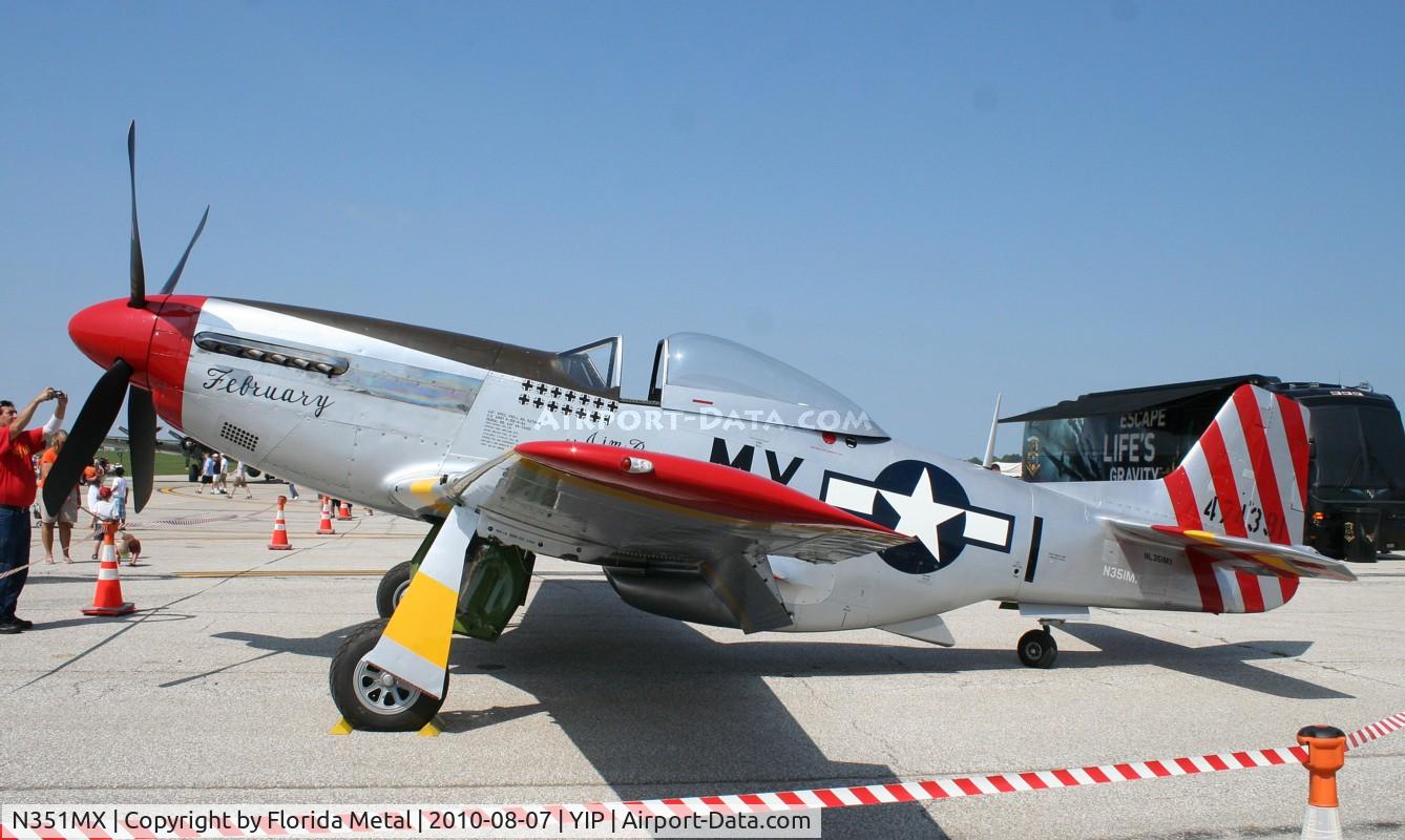 N351MX, 1944 North American P-51D Mustang C/N 122-40931 (44-74391), February