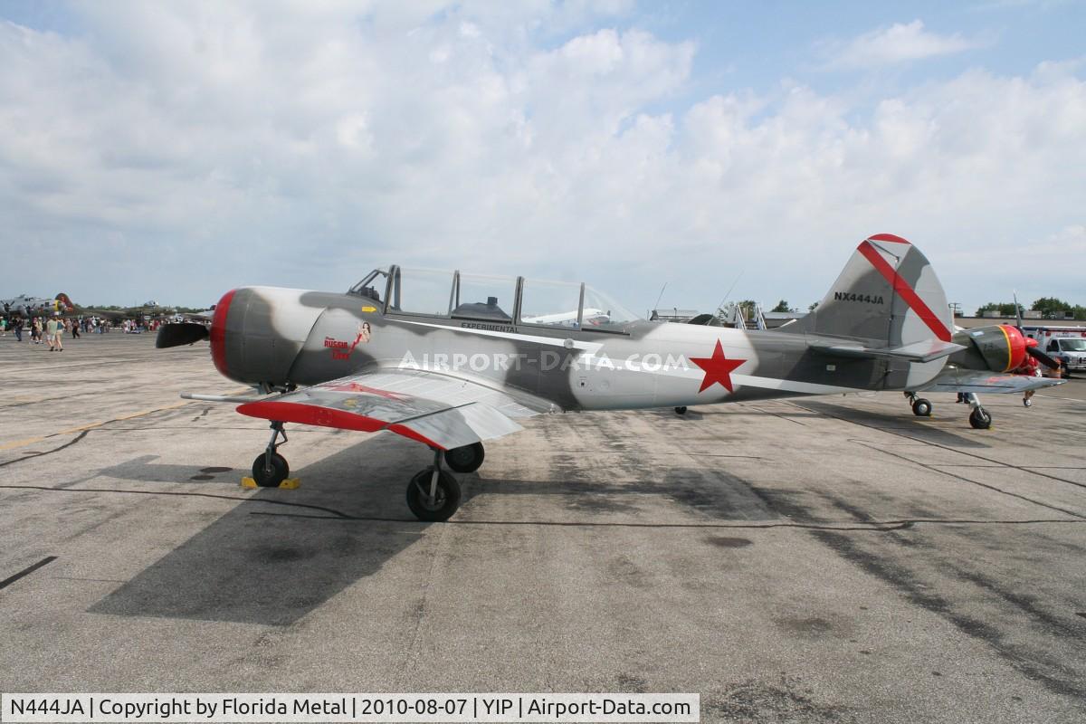 N444JA, 1993 Yakovlev (Aerostar) Yak-52 C/N 9311613, Yak 52