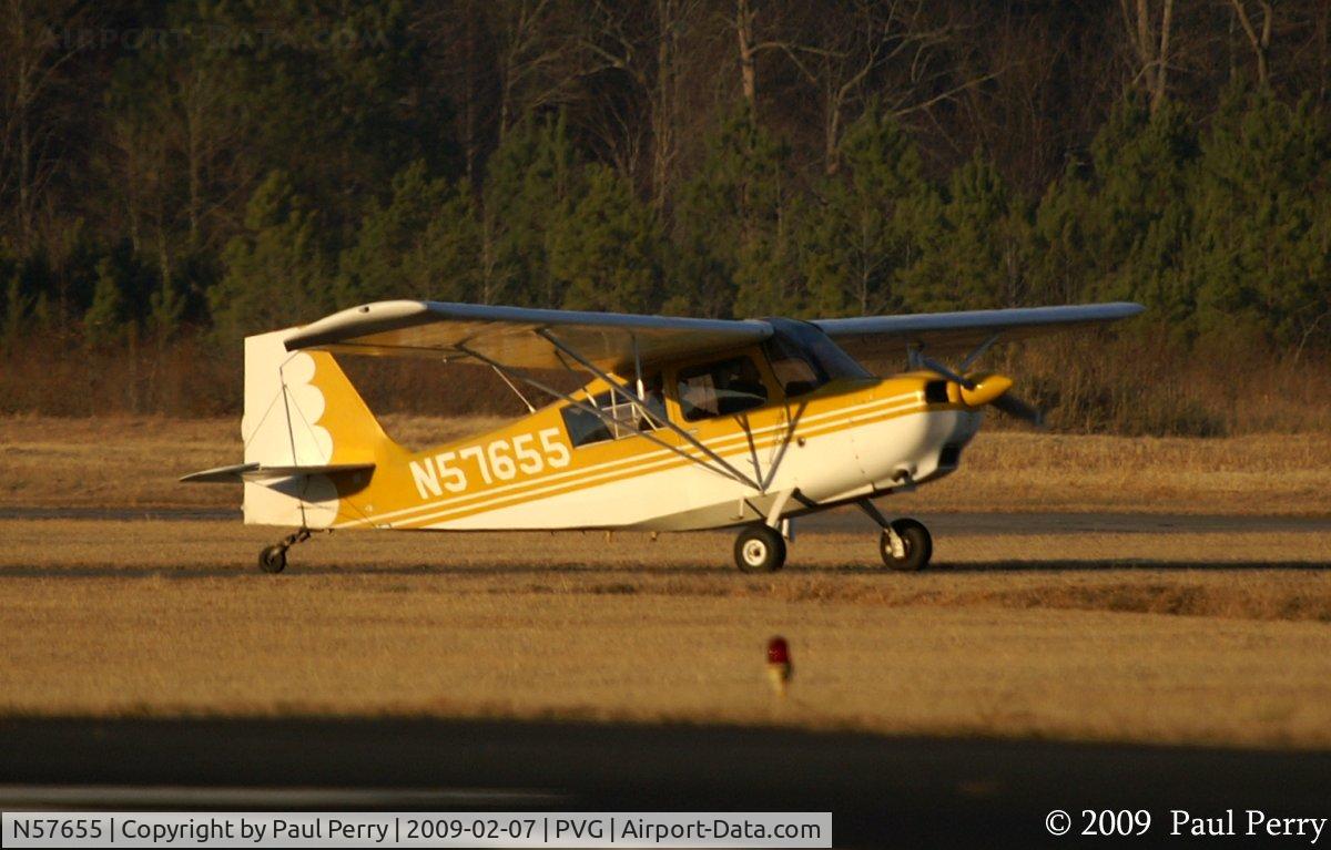 N57655, 1973 Bellanca 7ECA Citabria C/N 993-74, Making the loooong taxi to the terminal