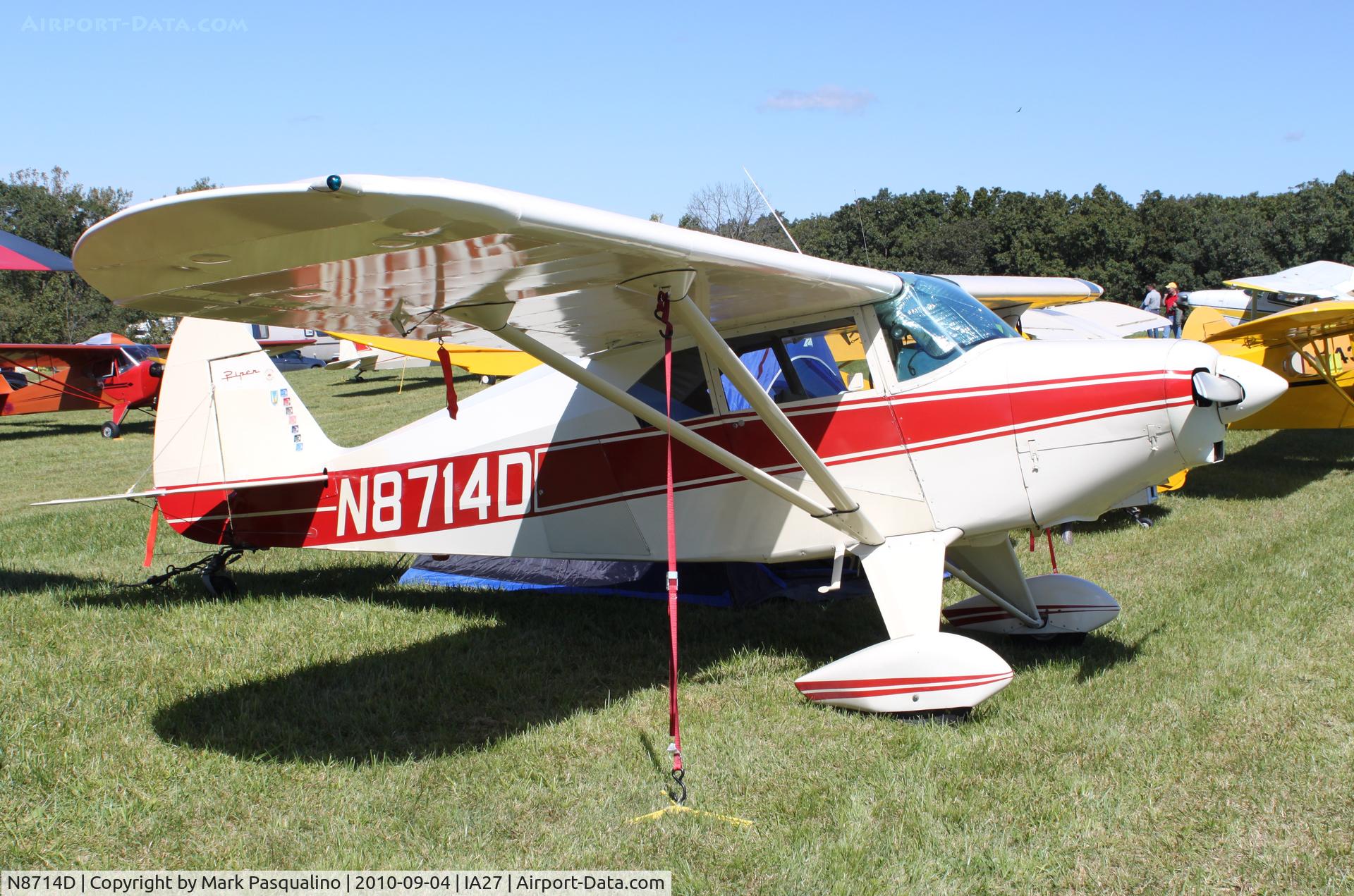 N8714D, 1958 Piper PA-22-160 Tri Pacer C/N 22-5895, Piper PA-22-160