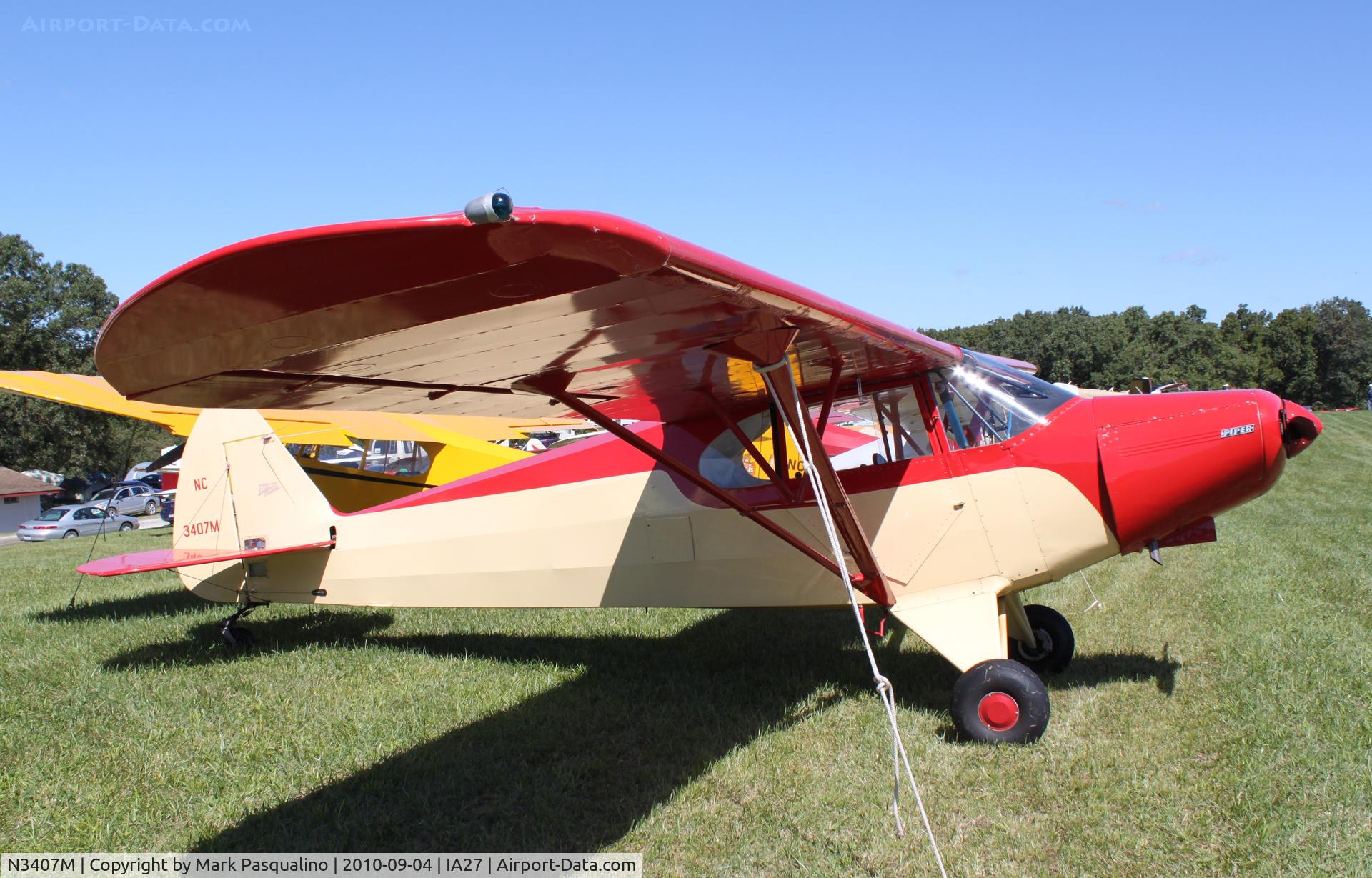 N3407M, 1947 Piper PA-12 Super Cruiser C/N 12-2253, Piper PA-12