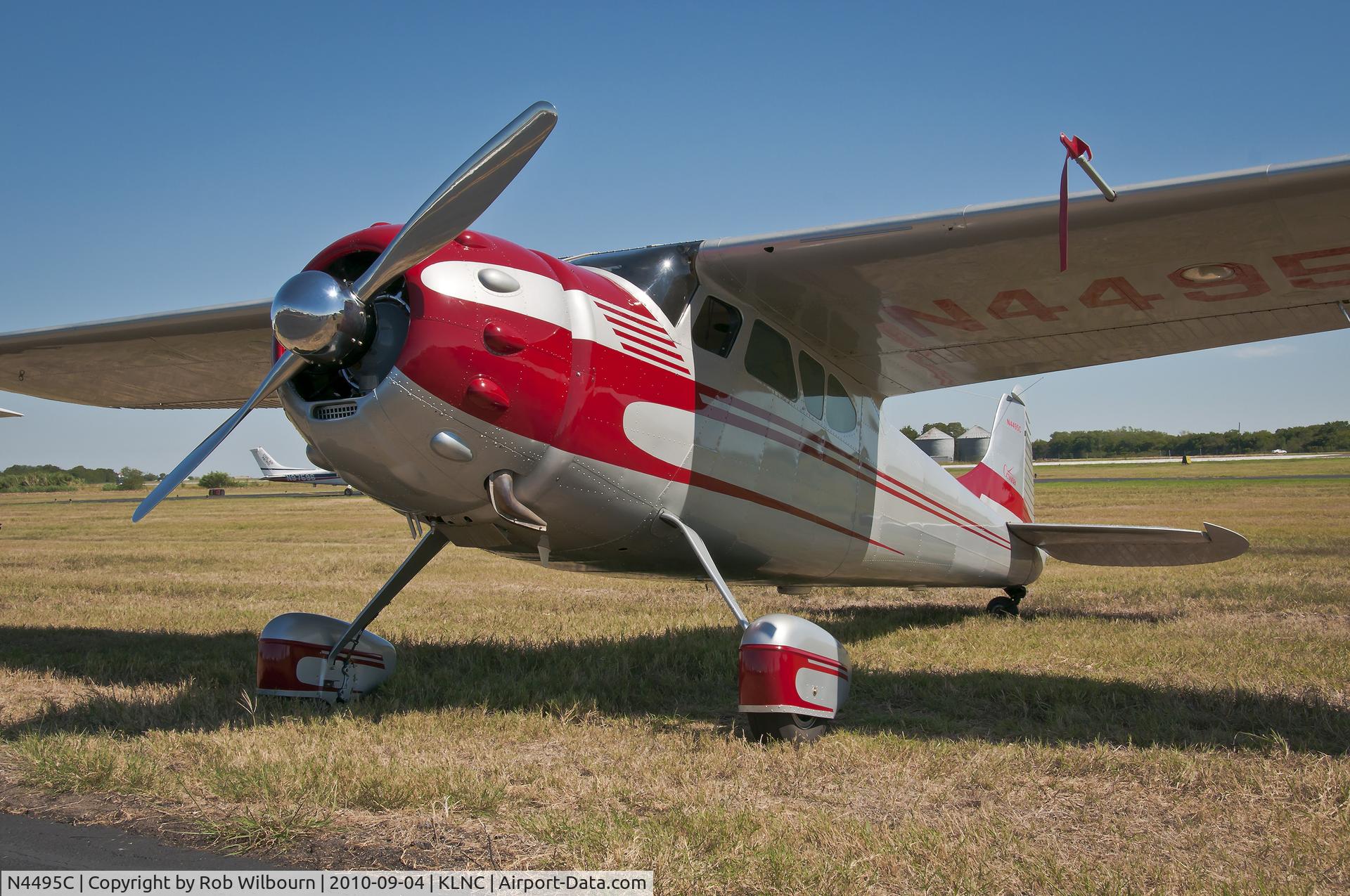 N4495C, 1953 Cessna 195 C/N 16079, From the 2010 Warbirds on Parade event, Lancaster, TX September 4, 2010.
