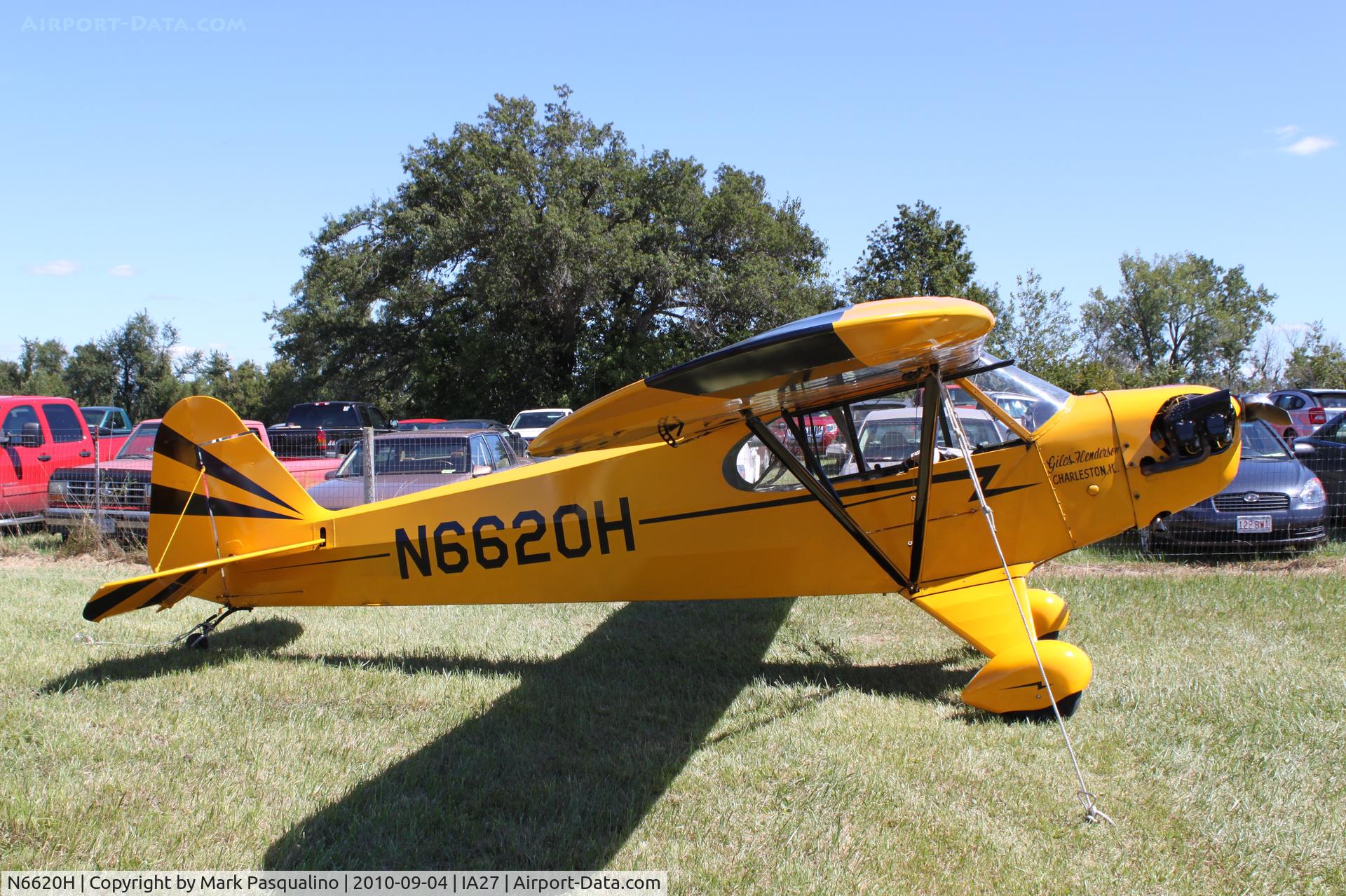 N6620H, 1946 Piper J3C-65 Cub C/N 19819, Piper J3C-65
