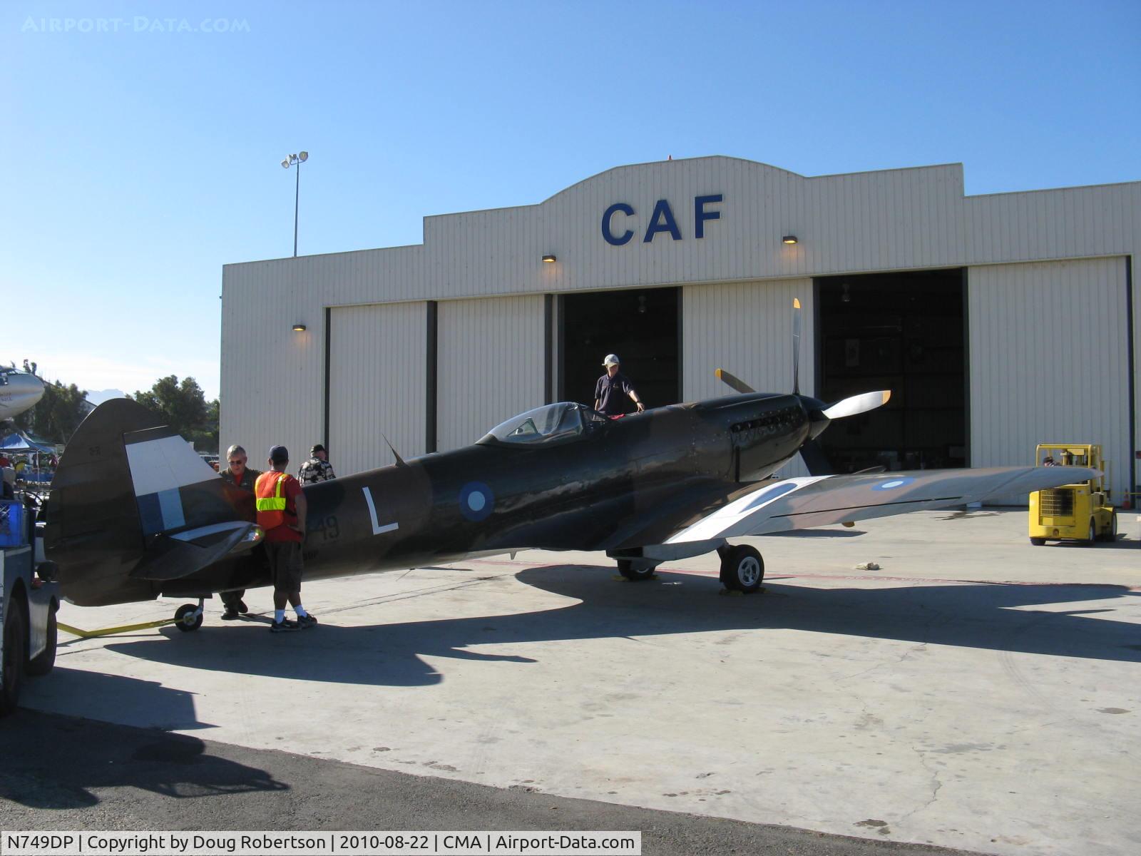 N749DP, 1945 Supermarine Spitfire XIV C/N 6S/583887, 1983 Vickers/Supermarine SPITFIRE Mk.XIVe, Rolls-Royce Griffon 65 V-12 2.050 Hp, David Price